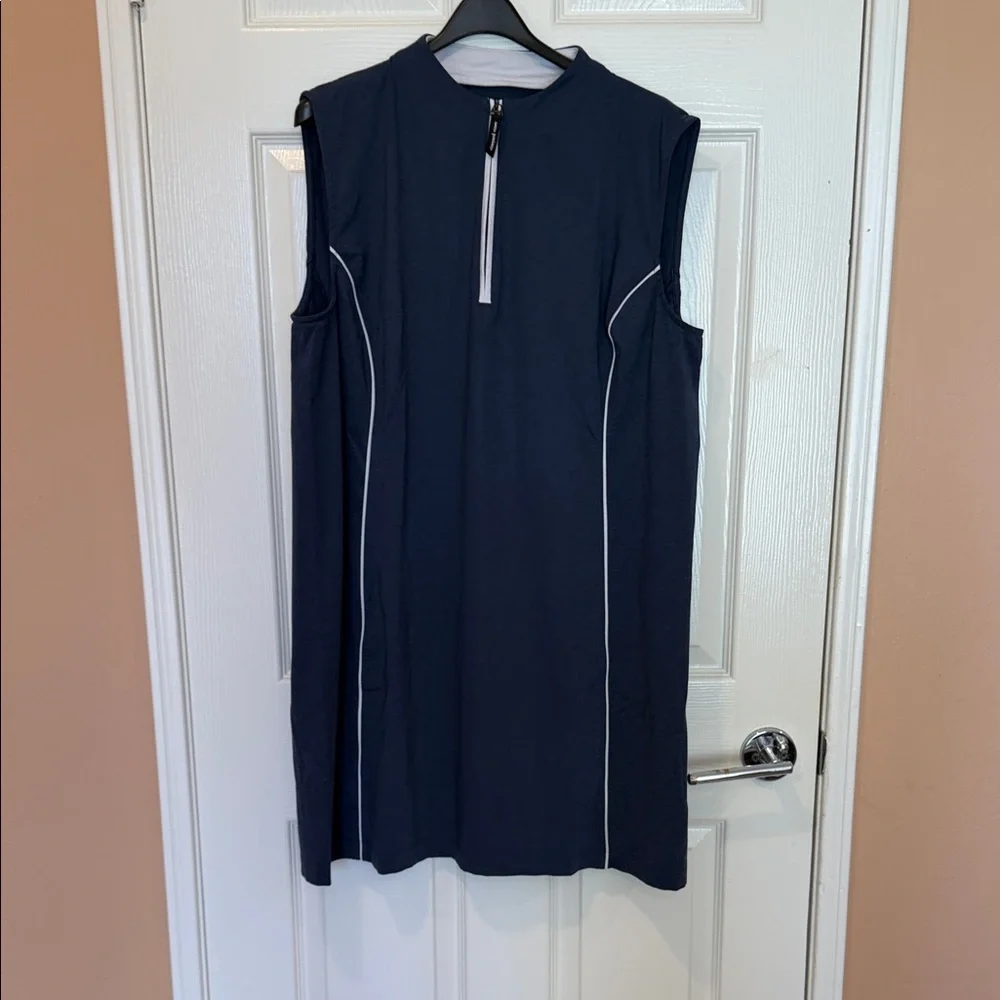 Vineyard Vines Blue Performance Zip-Up - Picture 3 of 4